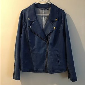 Moto Jean Jacket